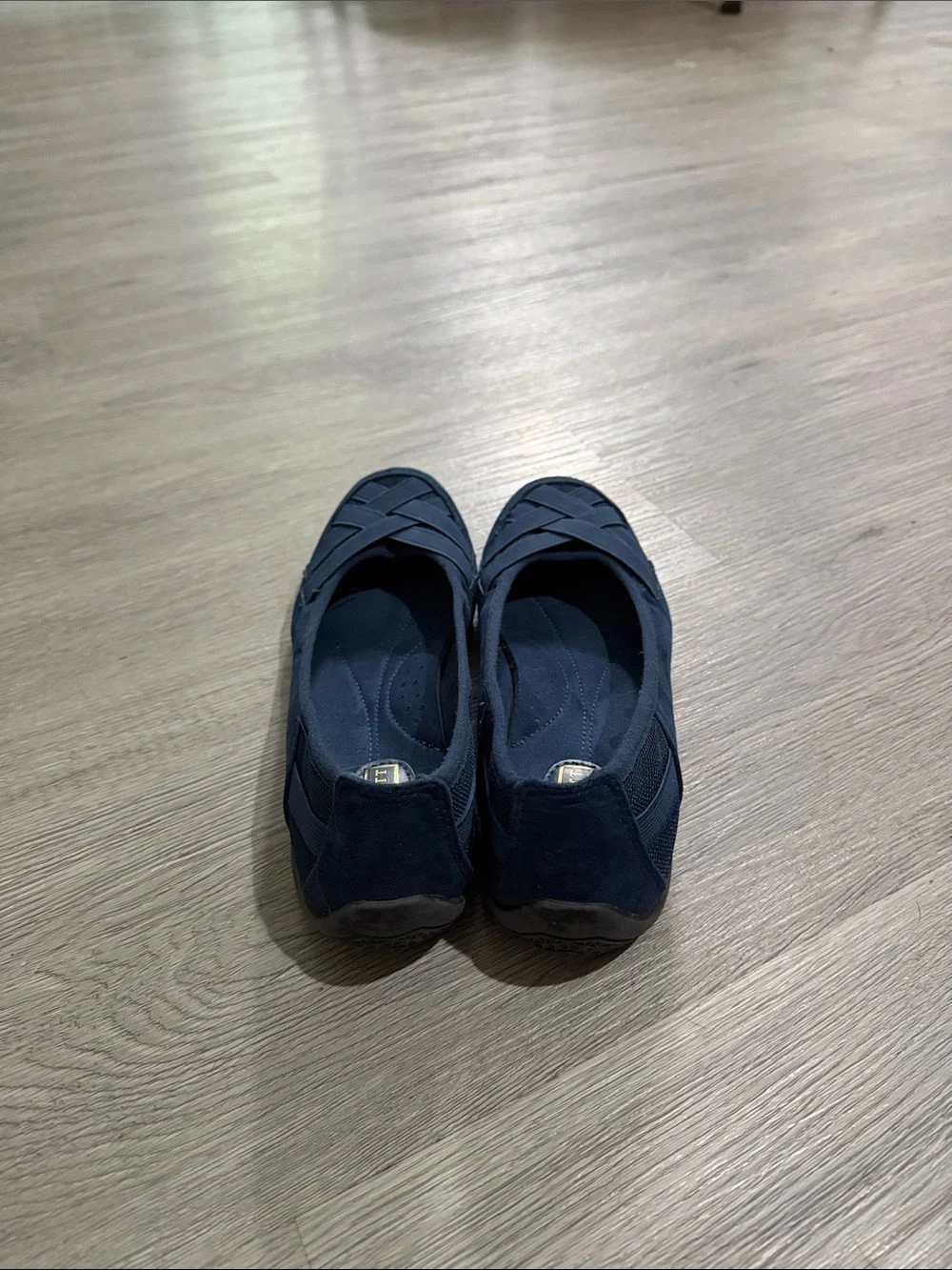 Laura Scott Navy Women's Slip-On Ballet Flats Sz 7 EUC